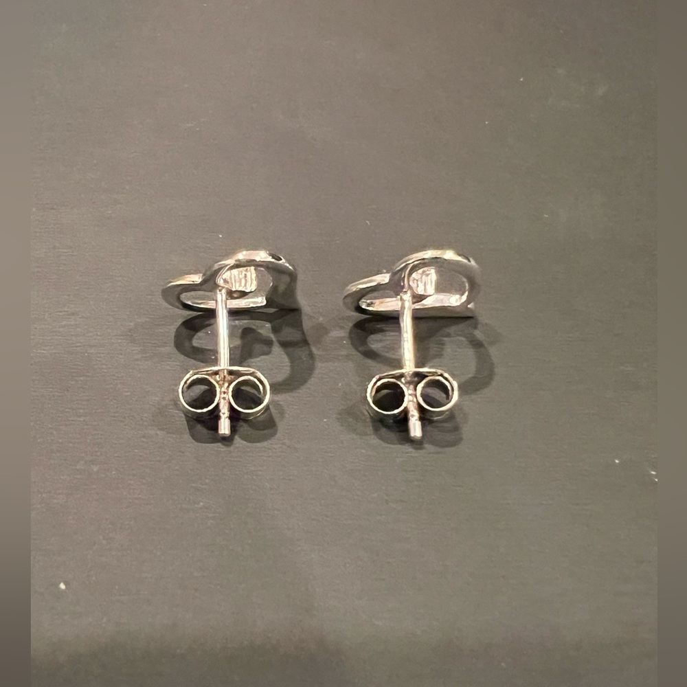 NIB ANGARA STERLING SILVER HEART WITH DIAMOND ACCENT EARRINGS AND PENDANT SET - Picture 4 of 10